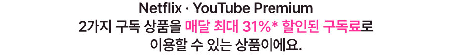 더블 스트리밍 연간권