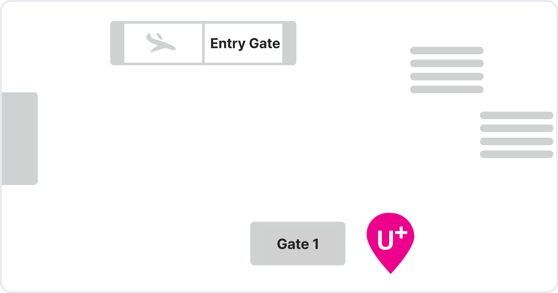LG U+ 金浦空港 第1ターミナル 1階 到着ロビー 顧客センターの位置