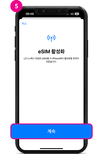 eSIM 활성화