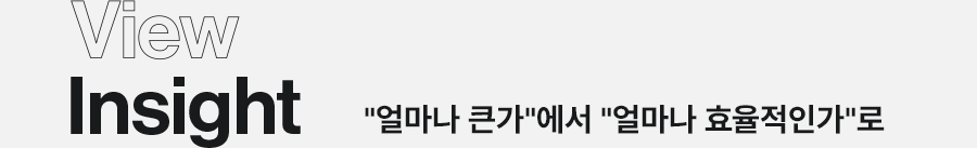 view Insight 얼마나 큰가. 에서 얼마나 효율적인가. 로