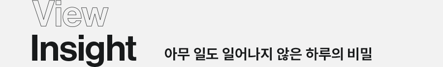 View Insight 아무 일도 일어나지 않은 하루의 비밀