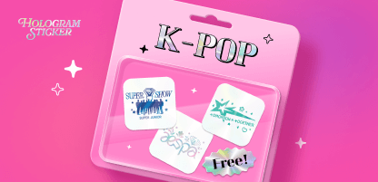 K-POP Hologram Sticker free